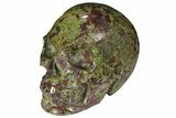 Polished Dragon's Blood Jasper Skull - South Africa #110077-1